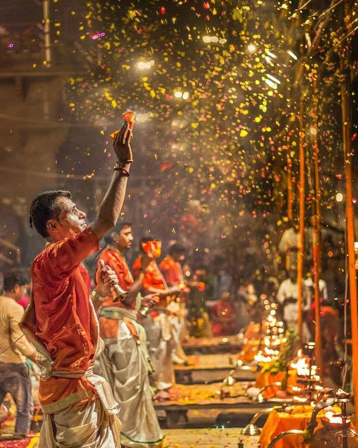 Ganga Aarti, Varanasi — Spiritual Heartland: Vrindavan - Mathura - Varanasi - Ayodhya