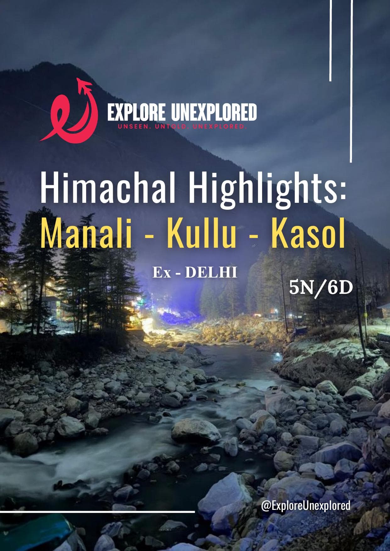 Himachal Highlights: Manali - Kullu - Kasol — cover photo