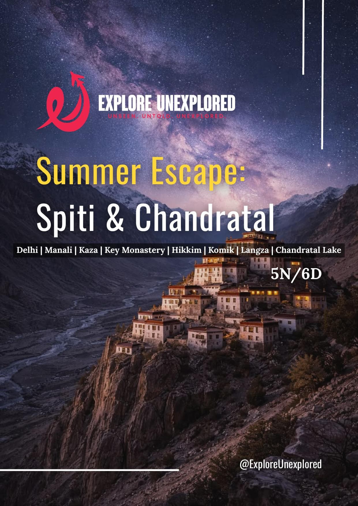 Summer Escape: Spiti & Chandratal — cover photo